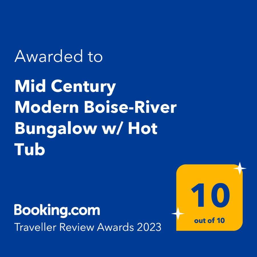 Mid Century Modern Boise-River Bungalow W/ Hot Tub Buitenkant foto